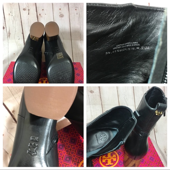 ⚡️SOLD⚡️NEW Tory Burch Boots Black Raya Booties - Picture 8 of 8